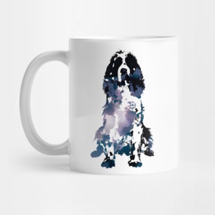 Springer Spaniel Dog Minimal Stencil Art Mug